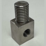 90-degree threaded connector